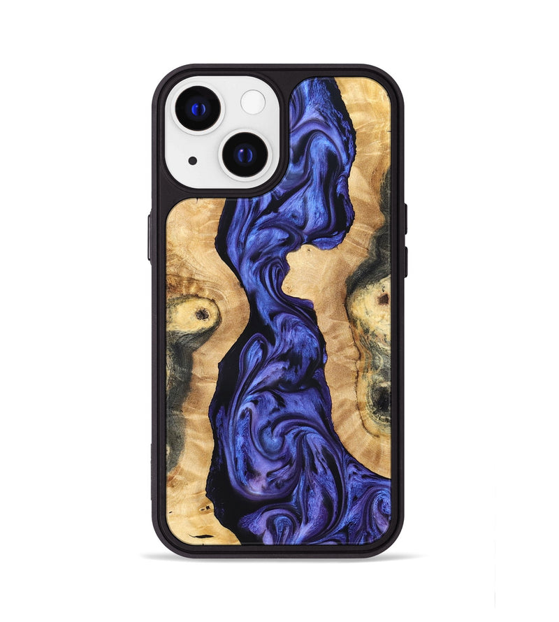 iPhone 13 Wood Phone Case - Anton (Purple, 827331)