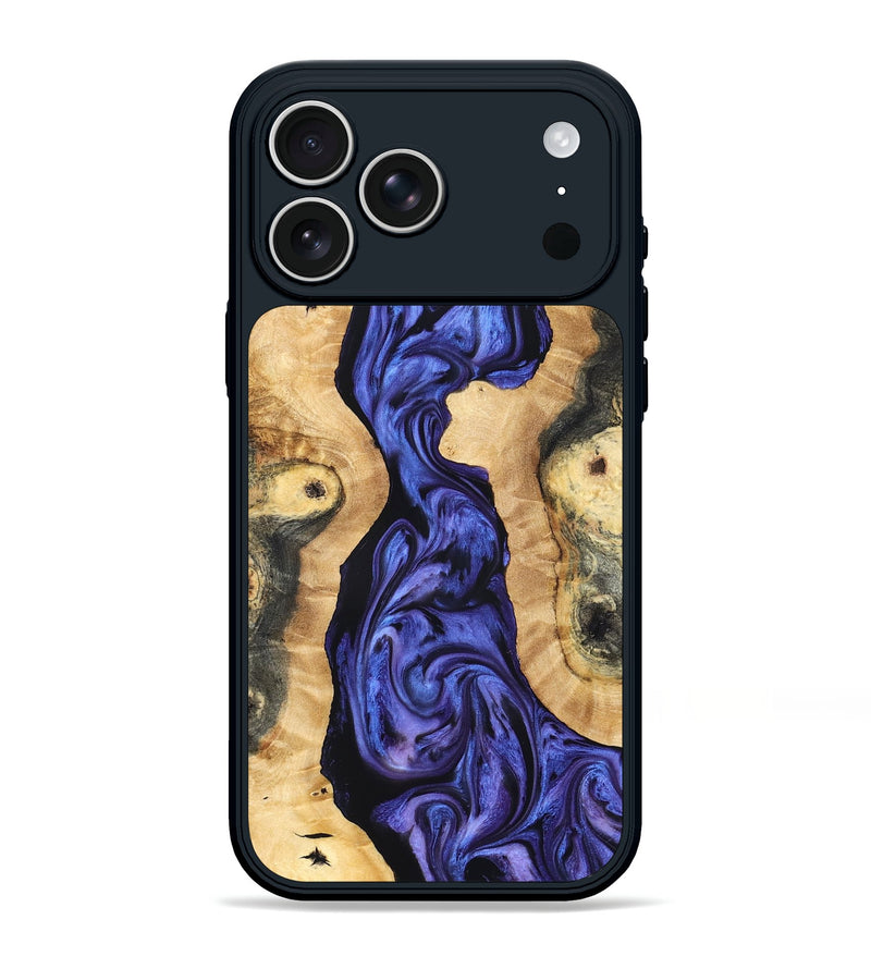 iPhone 17 Pro Max Wood Phone Case - Anton (Purple, 827331)