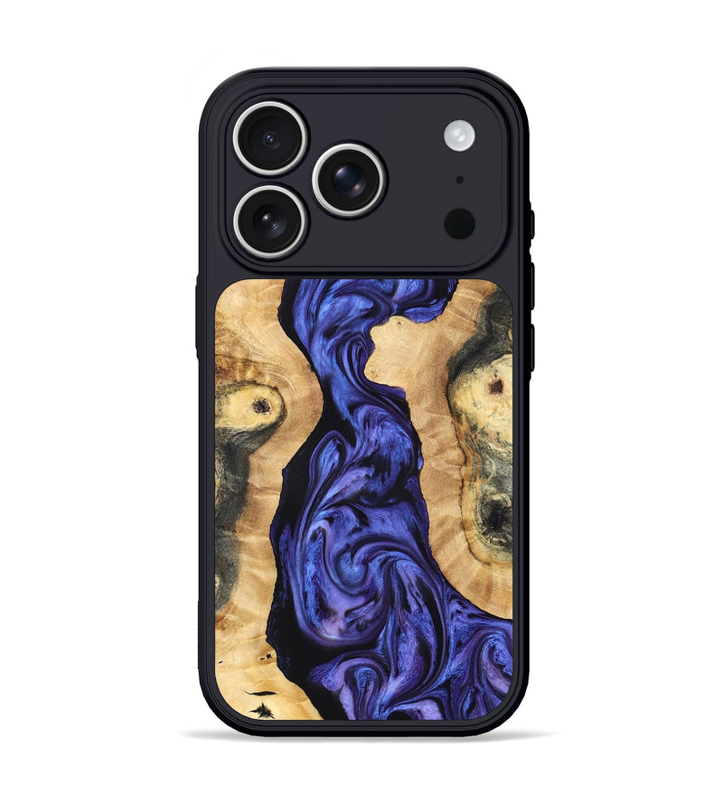 iPhone 17 Pro Wood Phone Case - Anton (Purple, 827331)