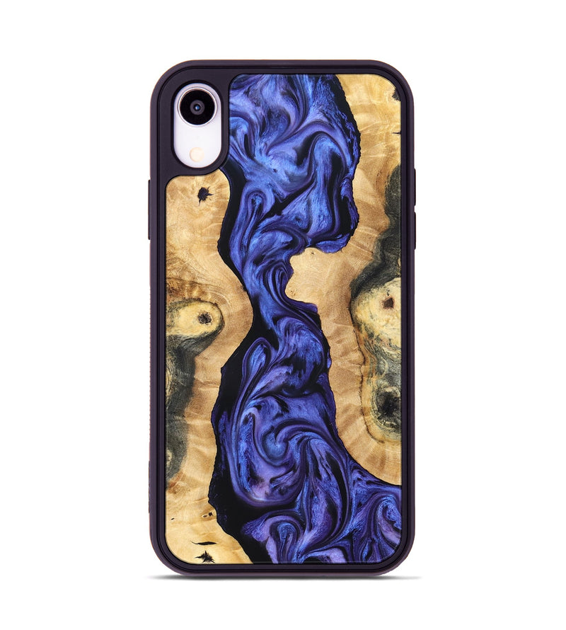 iPhone Xr Wood Phone Case - Anton (Purple, 827331)