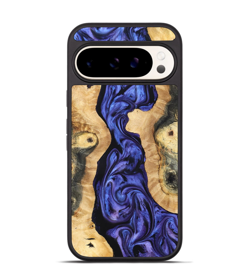 Pixel 9 Wood Phone Case - Anton (Purple, 827331)