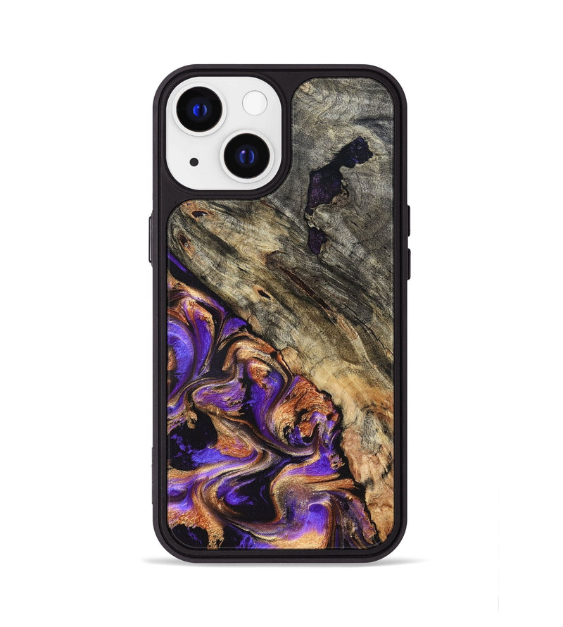 iPhone 13 Wood Phone Case - Oscar (Purple, 827332)