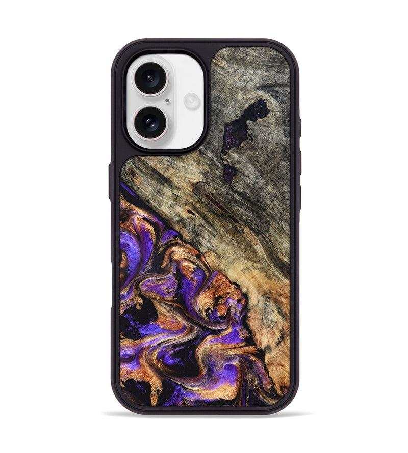 iPhone 17 Wood Phone Case - Oscar (Purple, 827332)