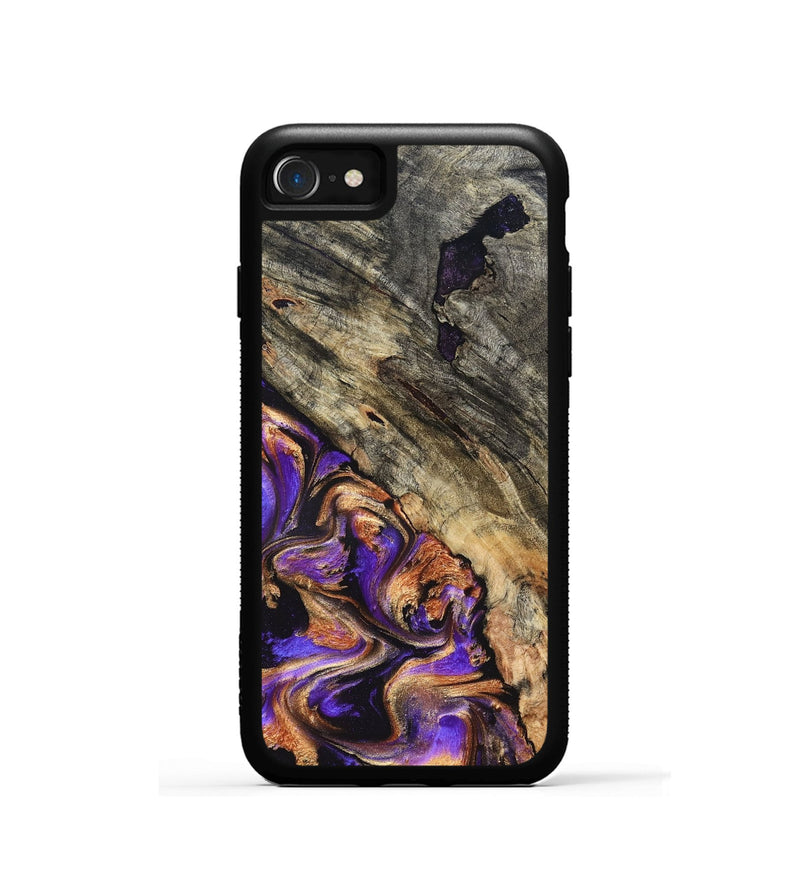 iPhone SE Wood Phone Case - Oscar (Purple, 827332)