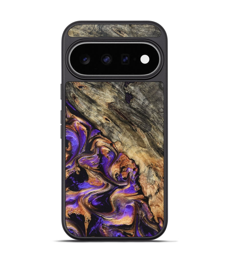 Pixel 11 Pro Wood Phone Case - Oscar (Purple, 827332)