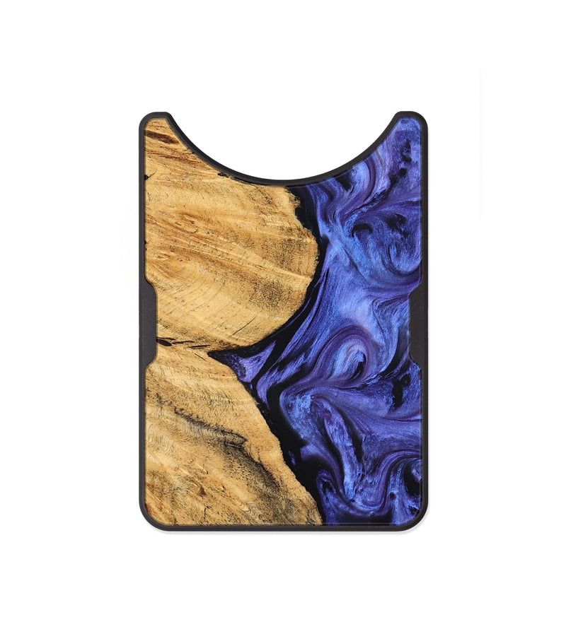 Alloy Wood Wallet - Chana (Purple, 827333)