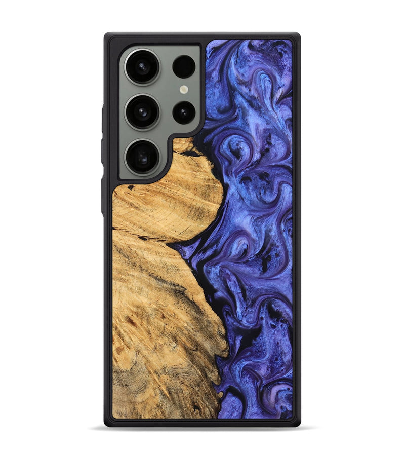 Galaxy S24 Ultra Wood Phone Case - Chana (Purple, 827333)