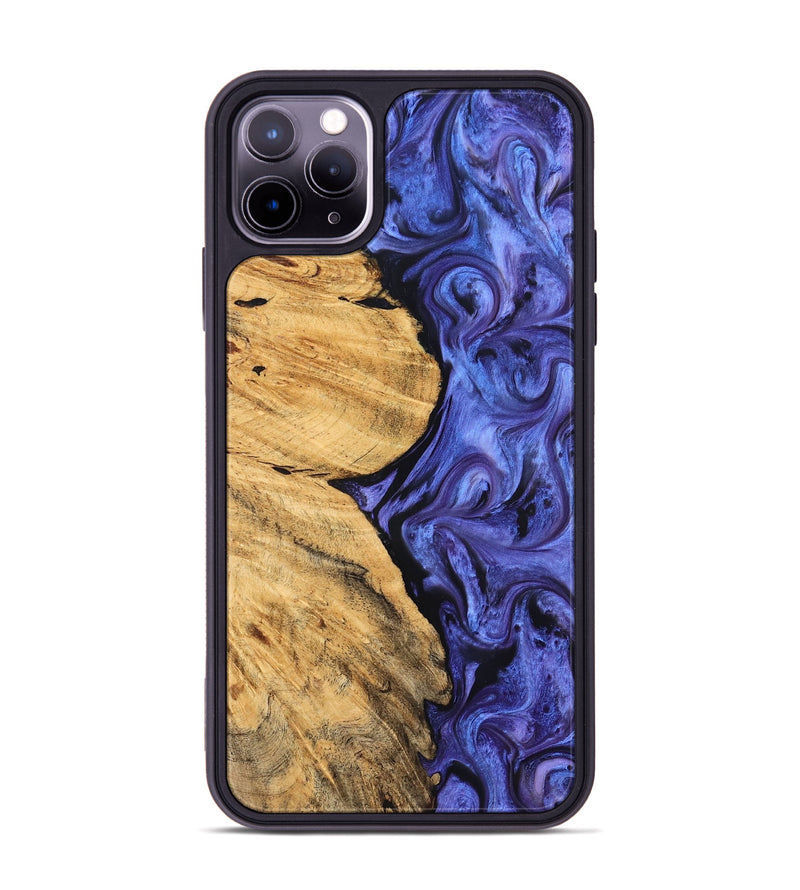 iPhone 11 Pro Max Wood Phone Case - Chana (Purple, 827333)