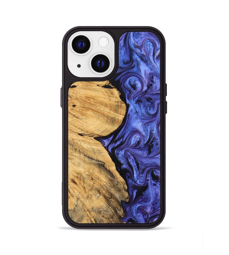 iPhone 13 Wood Phone Case - Chana (Purple, 827333)