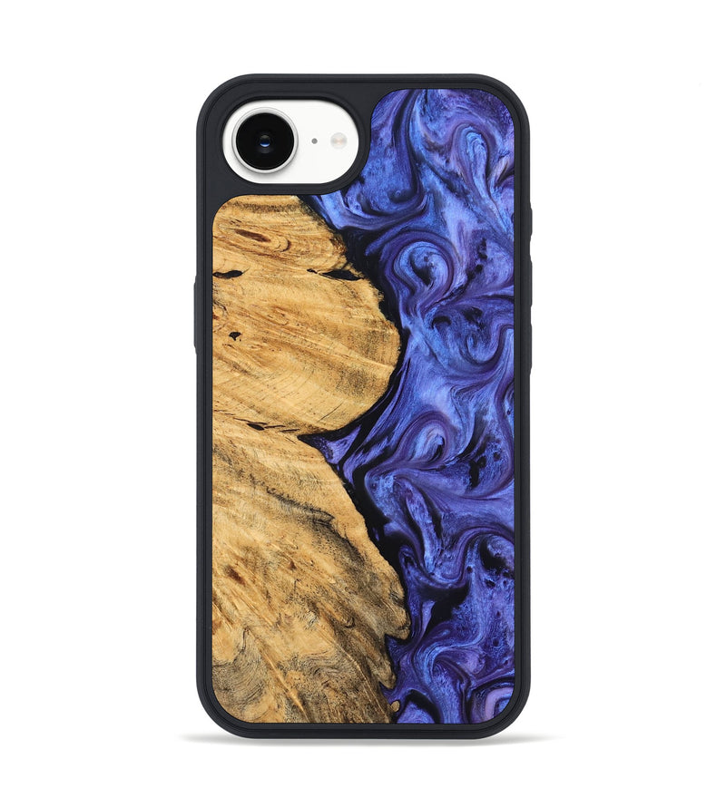 iPhone 16e Wood Phone Case - Chana (Purple, 827333)