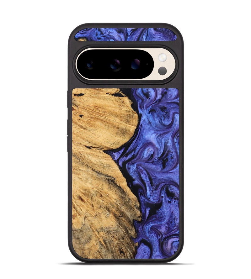 Pixel 10 Wood Phone Case - Chana (Purple, 827333)