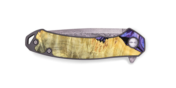 EDC Wood Pocket Knife - Dixie (Purple, 827334)