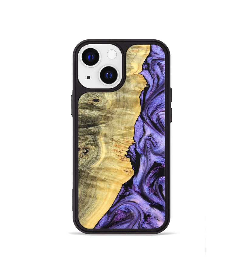 iPhone 13 mini Wood Phone Case - Dixie (Purple, 827334)