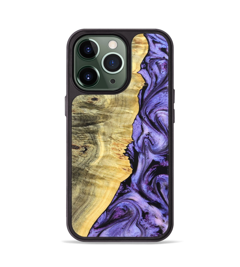 iPhone 13 Pro Wood Phone Case - Dixie (Purple, 827334)