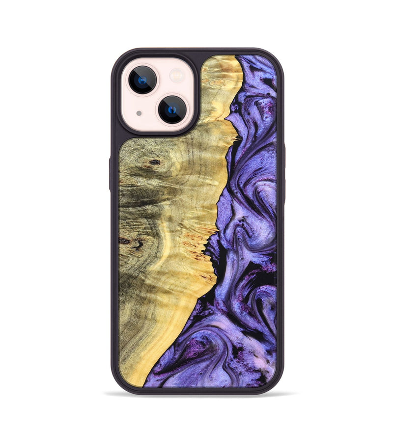 iPhone 14 Wood Phone Case - Dixie (Purple, 827334)