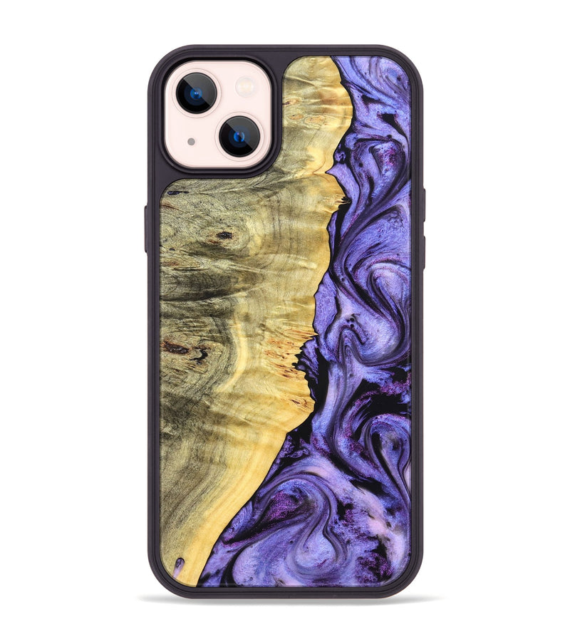 iPhone 14 Plus Wood Phone Case - Dixie (Purple, 827334)