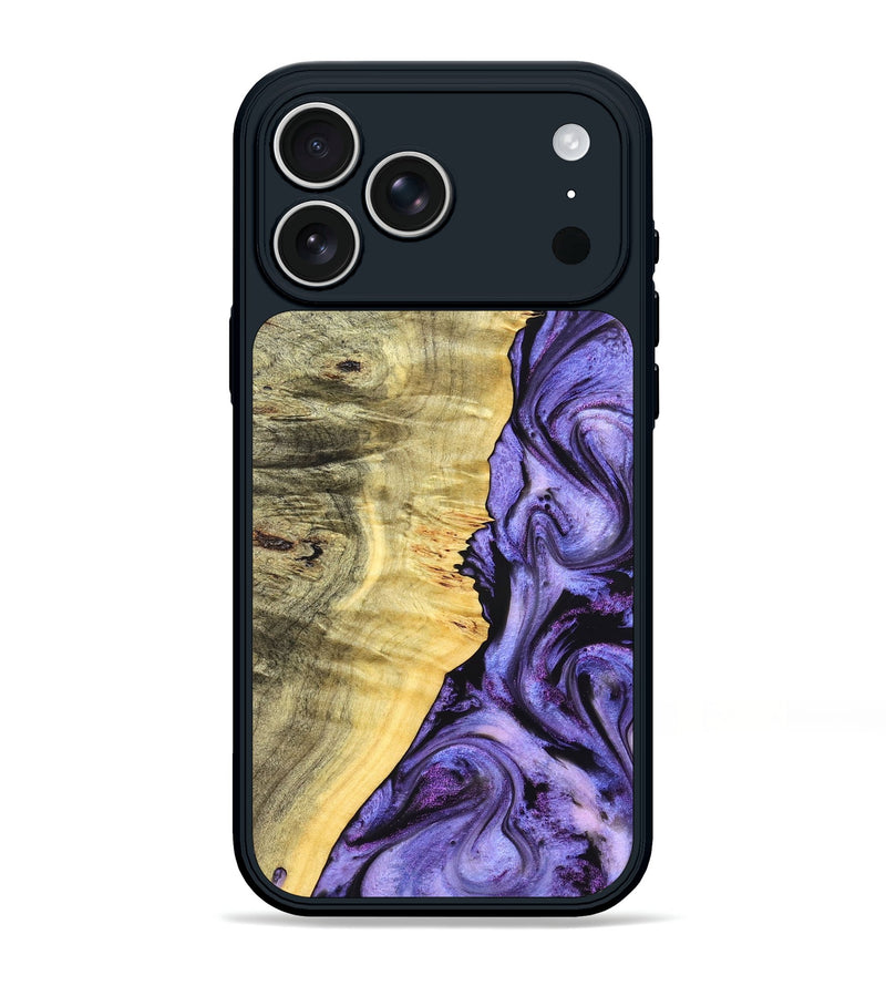 iPhone 17 Pro Max Wood Phone Case - Dixie (Purple, 827334)