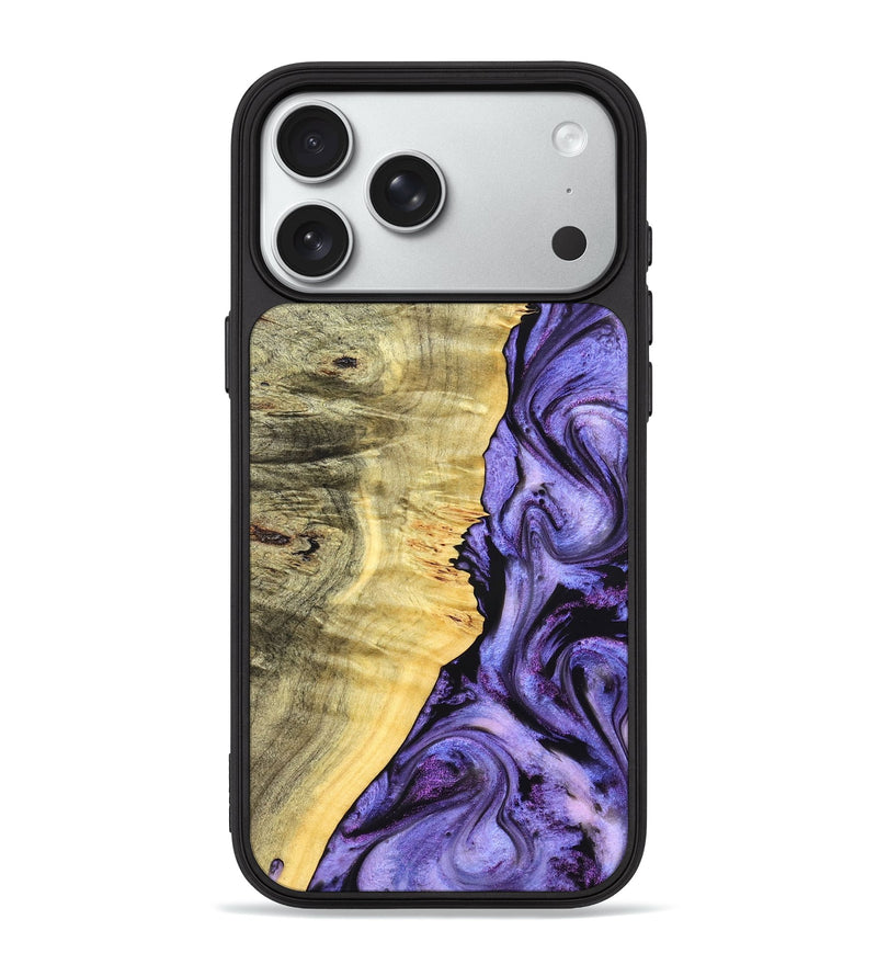 iPhone 18 Pro Max Wood Phone Case - Dixie (Purple, 827334)