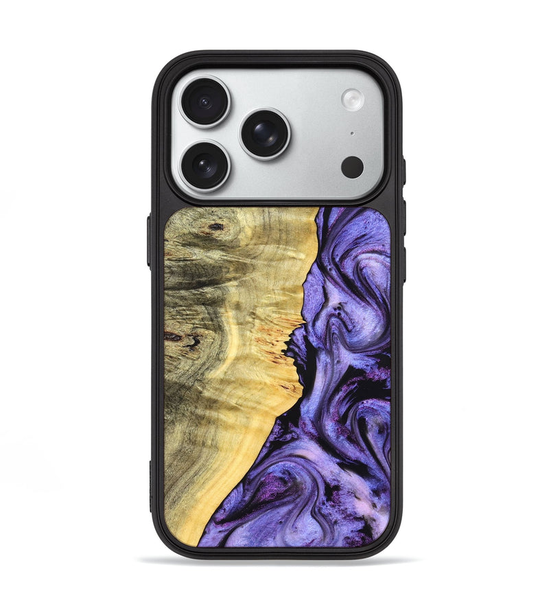 iPhone 18 Pro Wood Phone Case - Dixie (Purple, 827334)