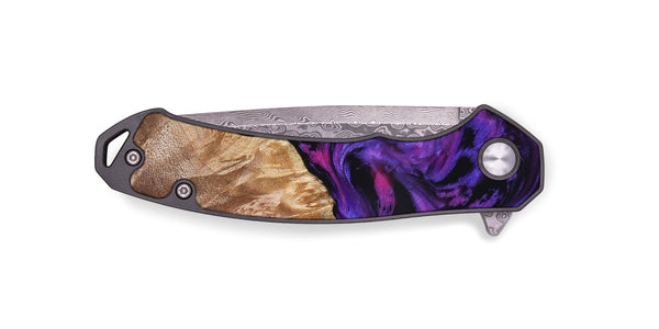 EDC Wood Pocket Knife - Doc (Purple, 827335)