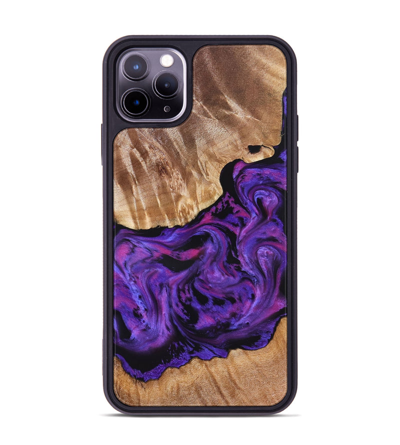 iPhone 11 Pro Max Wood Phone Case - Doc (Purple, 827335)