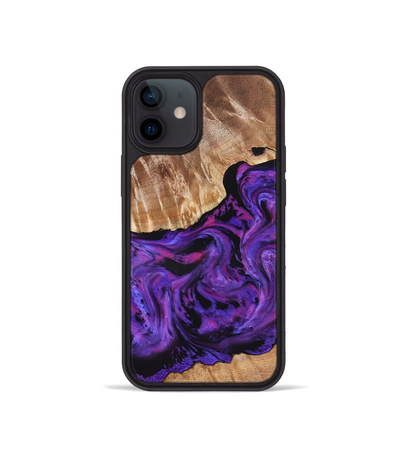 iPhone 12 mini Wood Phone Case - Doc (Purple, 827335)
