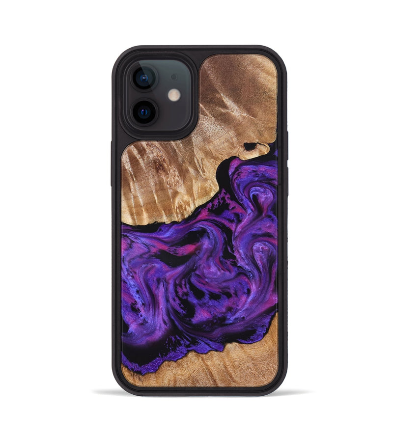 iPhone 12 Wood Phone Case - Doc (Purple, 827335)