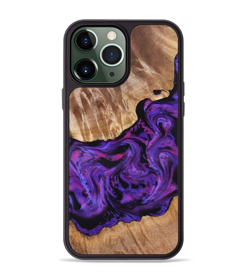 iPhone 13 Pro Max Wood Phone Case - Doc (Purple, 827335)