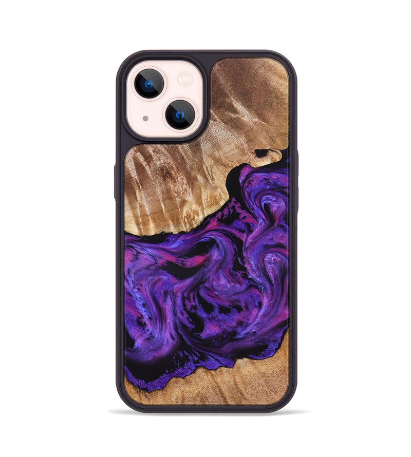 iPhone 14 Wood Phone Case - Doc (Purple, 827335)