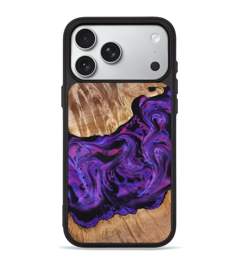 iPhone 18 Pro Max Wood Phone Case - Doc (Purple, 827335)
