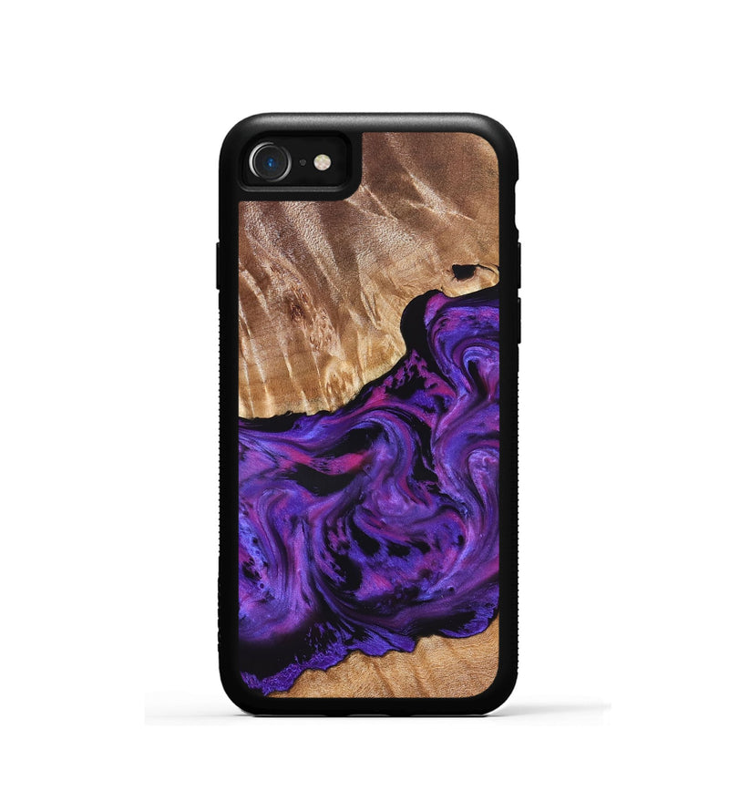 iPhone SE Wood Phone Case - Doc (Purple, 827335)