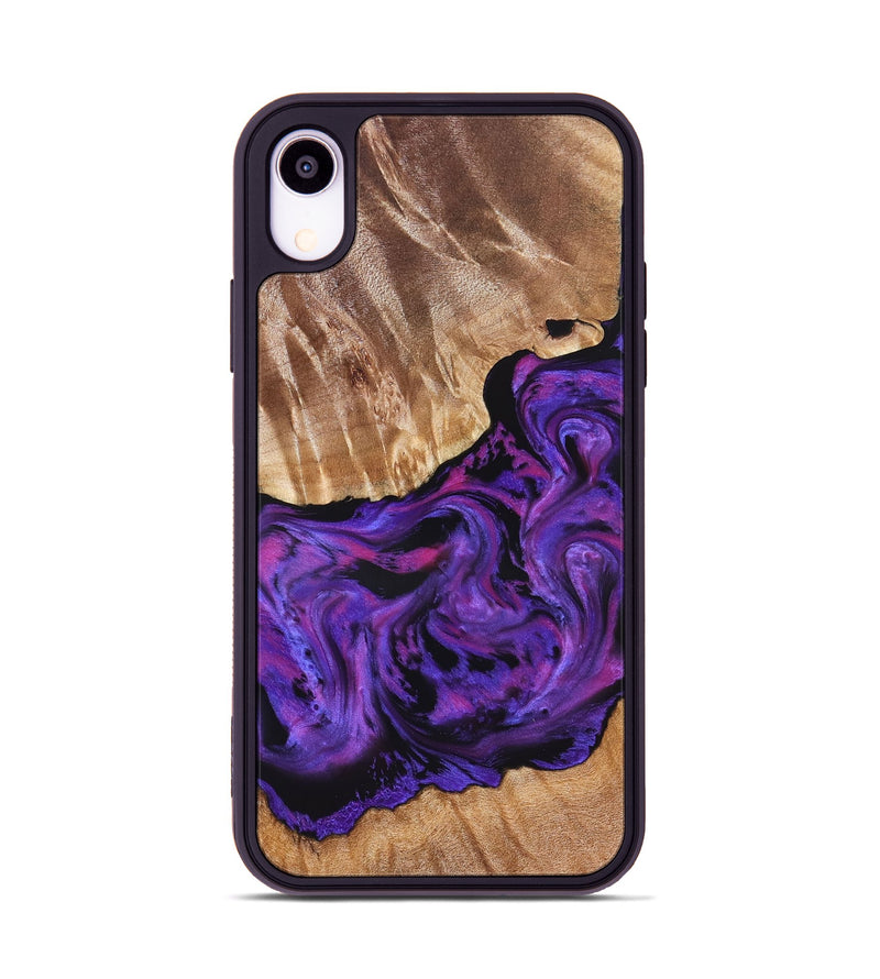 iPhone Xr Wood Phone Case - Doc (Purple, 827335)
