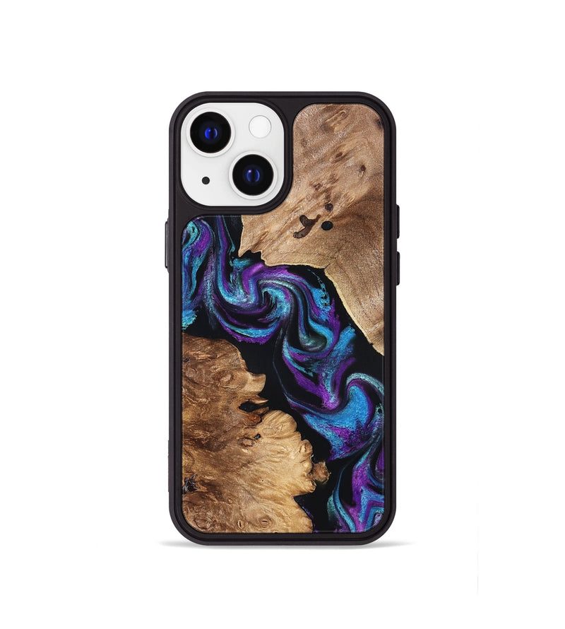 iPhone 13 mini Wood Phone Case - Jorden (Purple, 827336)