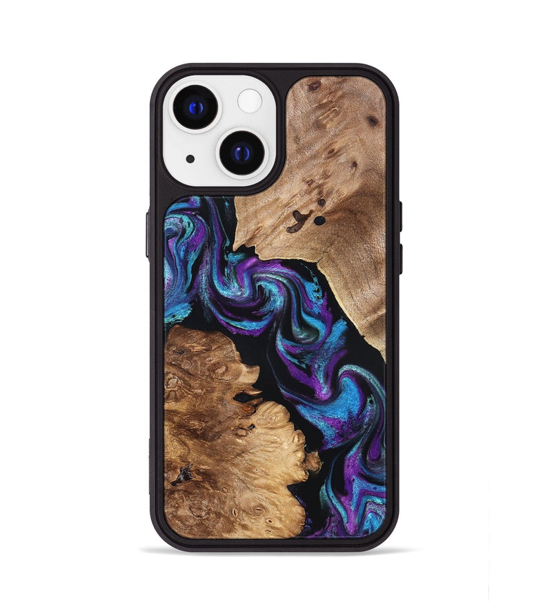 iPhone 13 Wood Phone Case - Jorden (Purple, 827336)