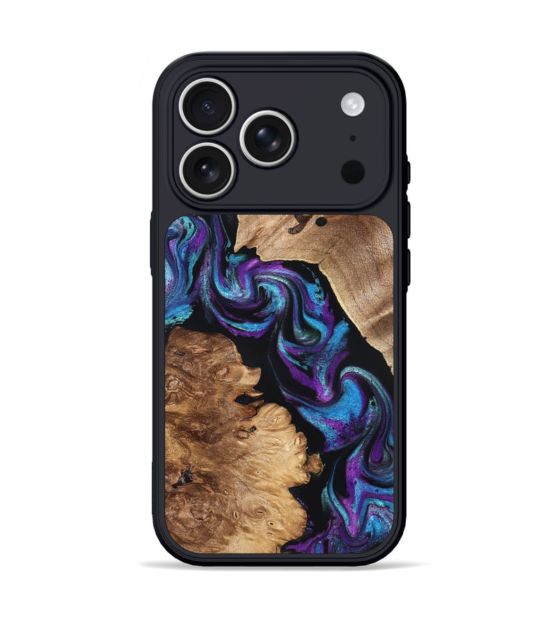 iPhone 17 Pro Wood Phone Case - Jorden (Purple, 827336)