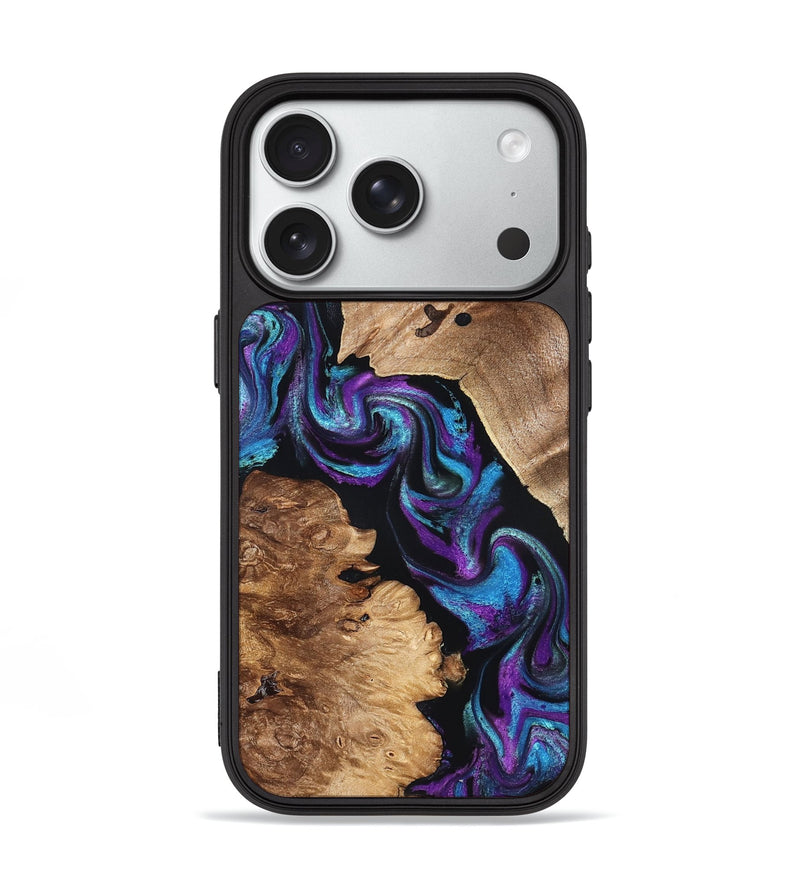 iPhone 18 Pro Wood Phone Case - Jorden (Purple, 827336)