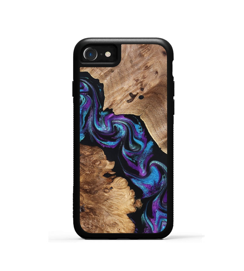 iPhone SE Wood Phone Case - Jorden (Purple, 827336)