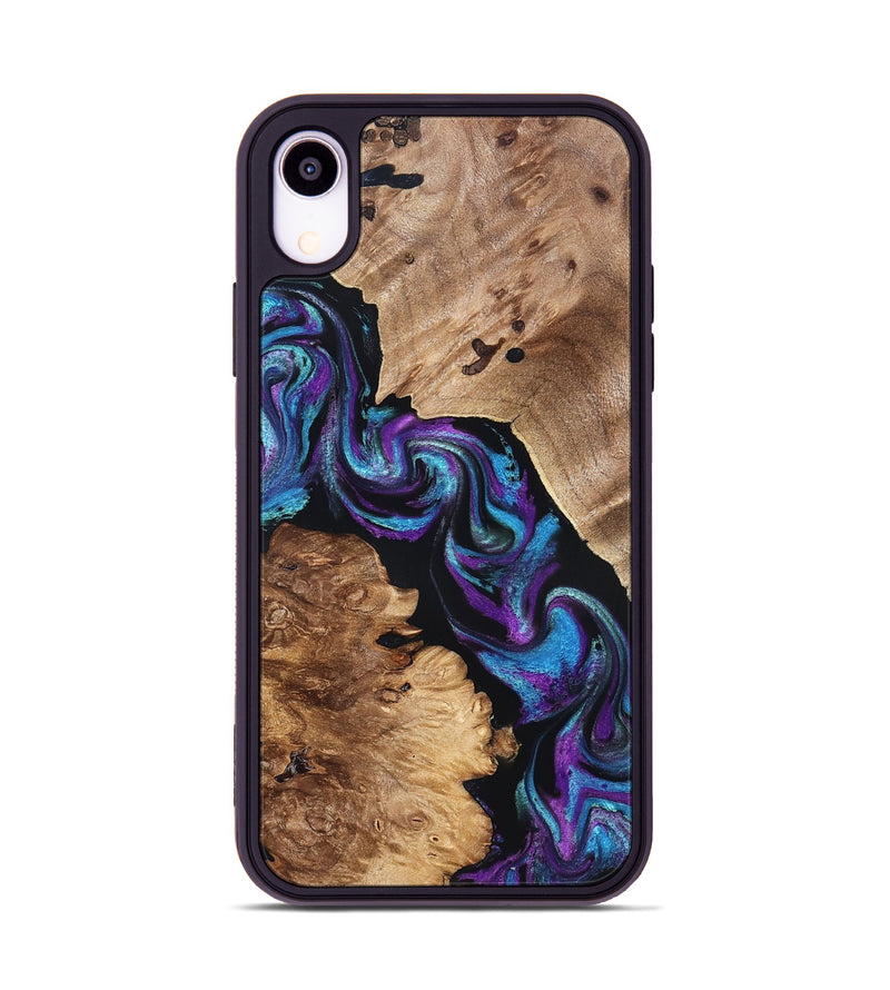 iPhone Xr Wood Phone Case - Jorden (Purple, 827336)
