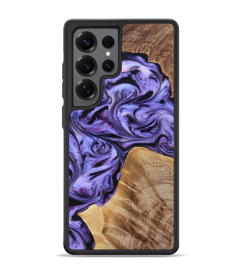 Galaxy S25 Ultra Wood Phone Case - Liberty (Purple, 827337)