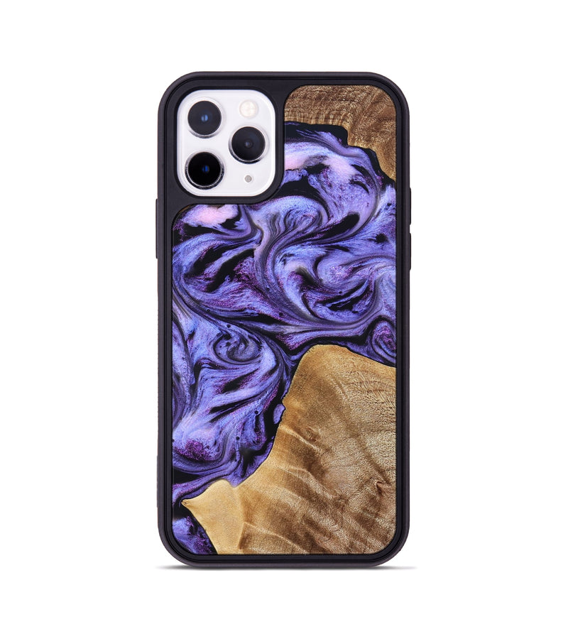 iPhone 11 Pro Wood Phone Case - Liberty (Purple, 827337)