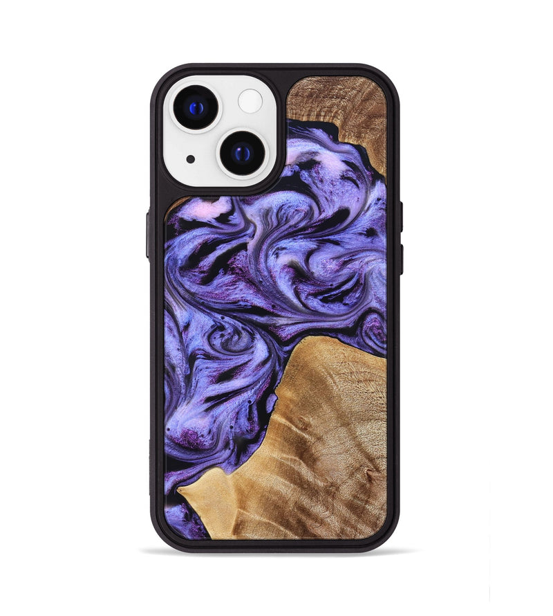 iPhone 13 Wood Phone Case - Liberty (Purple, 827337)