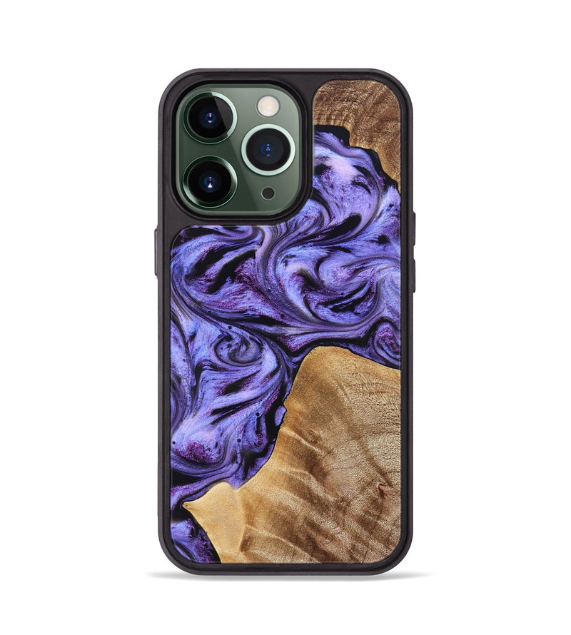 iPhone 13 Pro Wood Phone Case - Liberty (Purple, 827337)