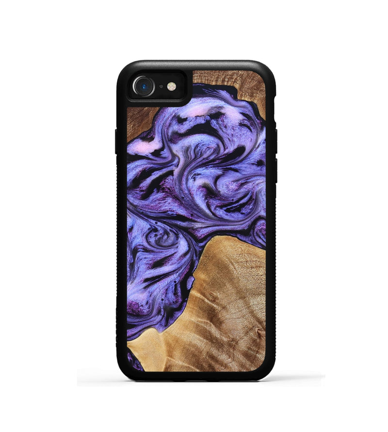 iPhone SE Wood Phone Case - Liberty (Purple, 827337)