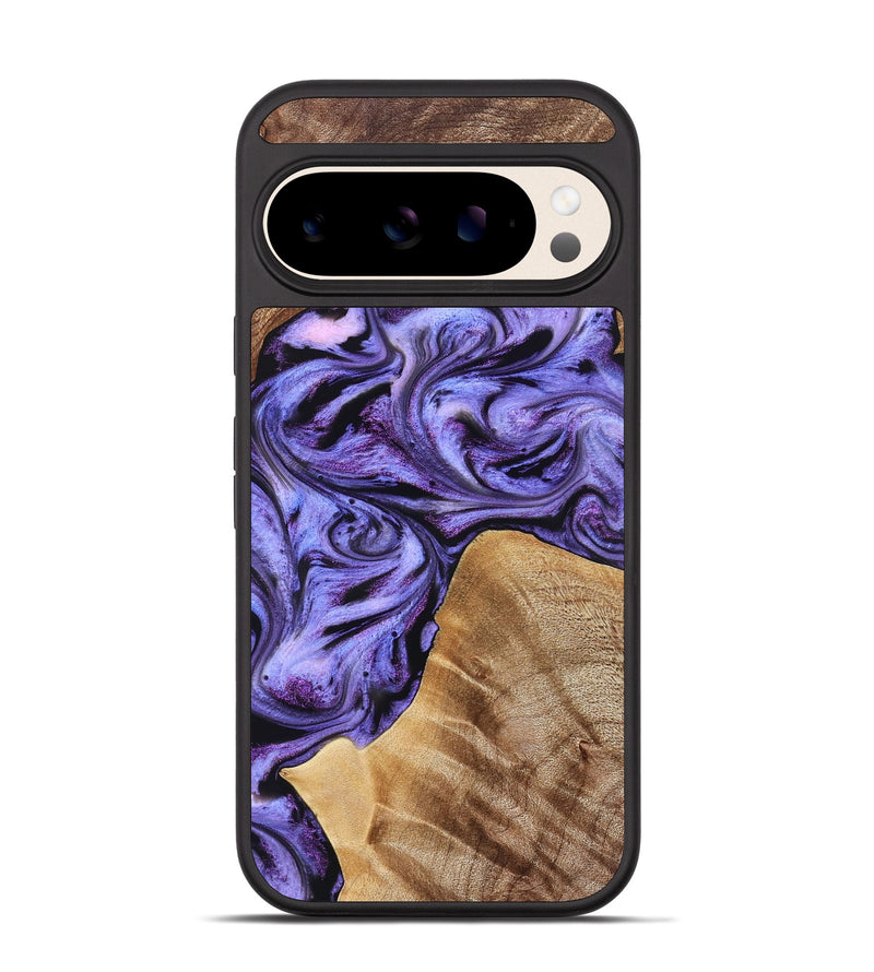 Pixel 10 Wood Phone Case - Liberty (Purple, 827337)