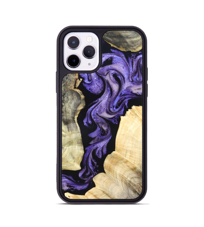 iPhone 11 Pro Wood Phone Case - Devyn (Purple, 827338)