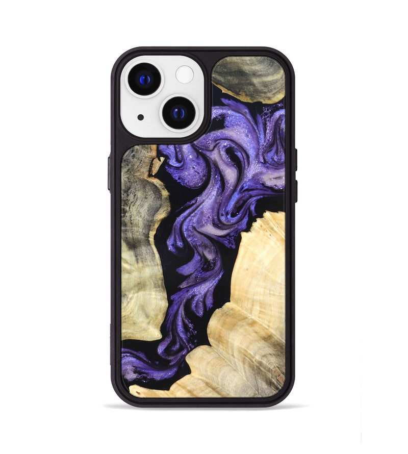 iPhone 13 Wood Phone Case - Devyn (Purple, 827338)
