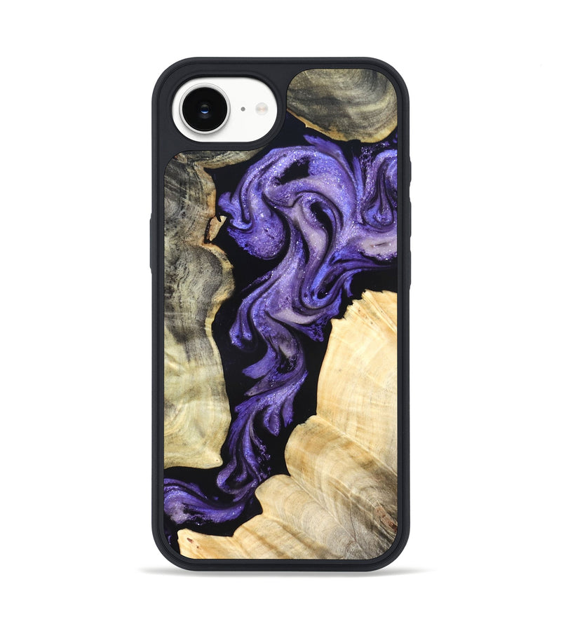 iPhone 16e Wood Phone Case - Devyn (Purple, 827338)