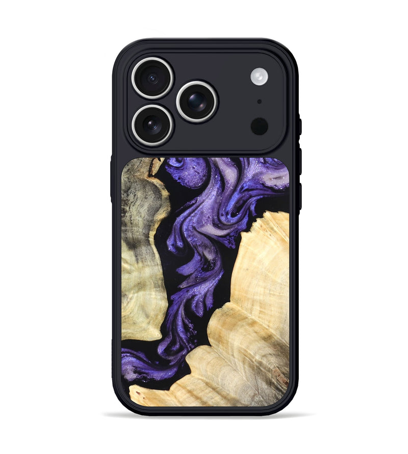 iPhone 17 Pro Wood Phone Case - Devyn (Purple, 827338)
