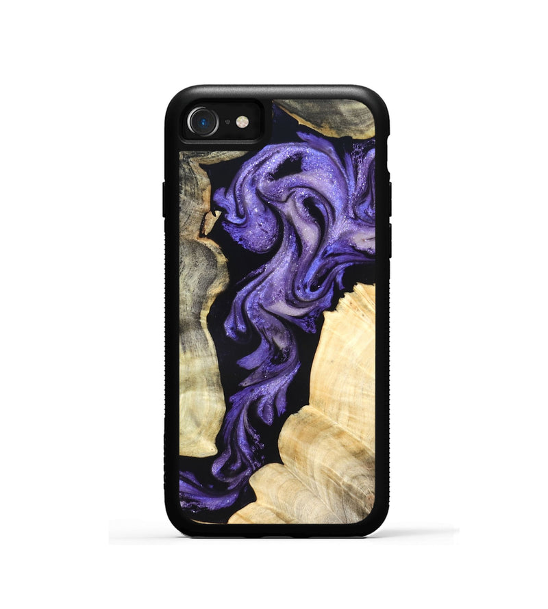 iPhone SE Wood Phone Case - Devyn (Purple, 827338)