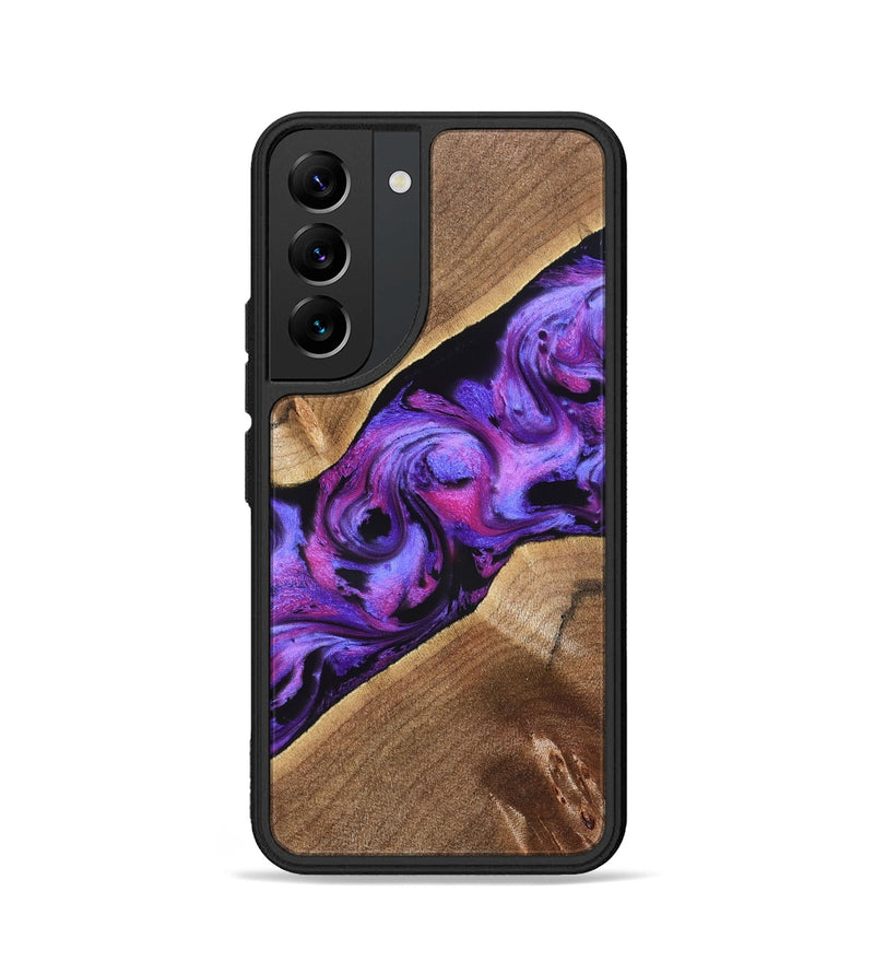 Galaxy S22 Wood Phone Case - Corey (Purple, 827339)